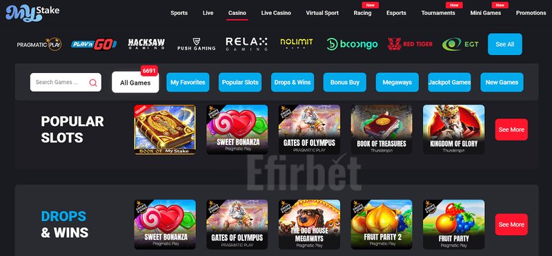What’s the first thing you notice when you open Mystake Casino UK? - overview